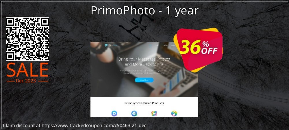 PrimoPhoto - 1 year coupon on Palm Sunday offering discount