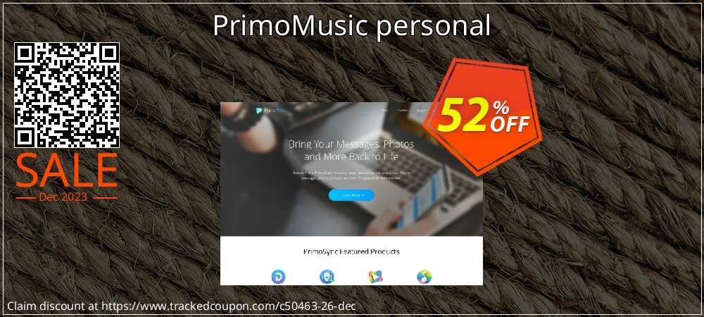 PrimoMusic personal coupon on National Loyalty Day offer