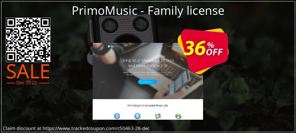 PrimoMusic - Family license coupon on Constitution Memorial Day offering discount
