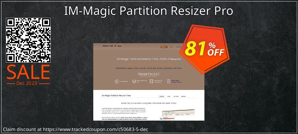 IM-Magic Partition Resizer Pro coupon on National Walking Day offer