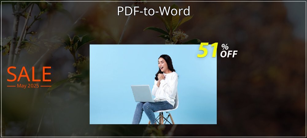 PDF-to-Word coupon on Constitution Memorial Day offer