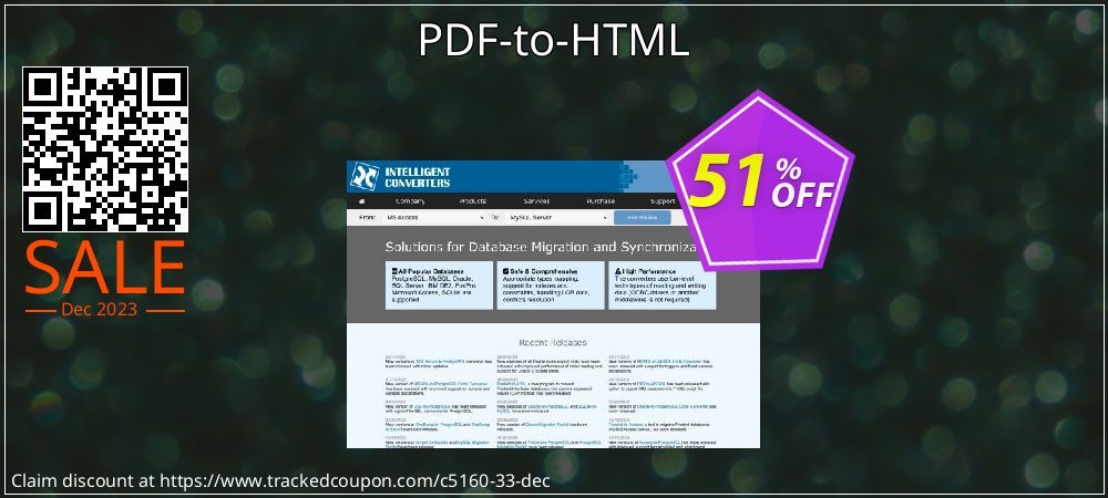 PDF-to-HTML coupon on Easter Day offer