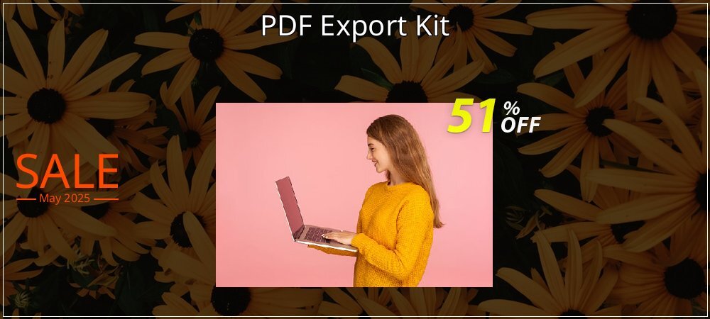 PDF Export Kit coupon on Mother Day offering sales