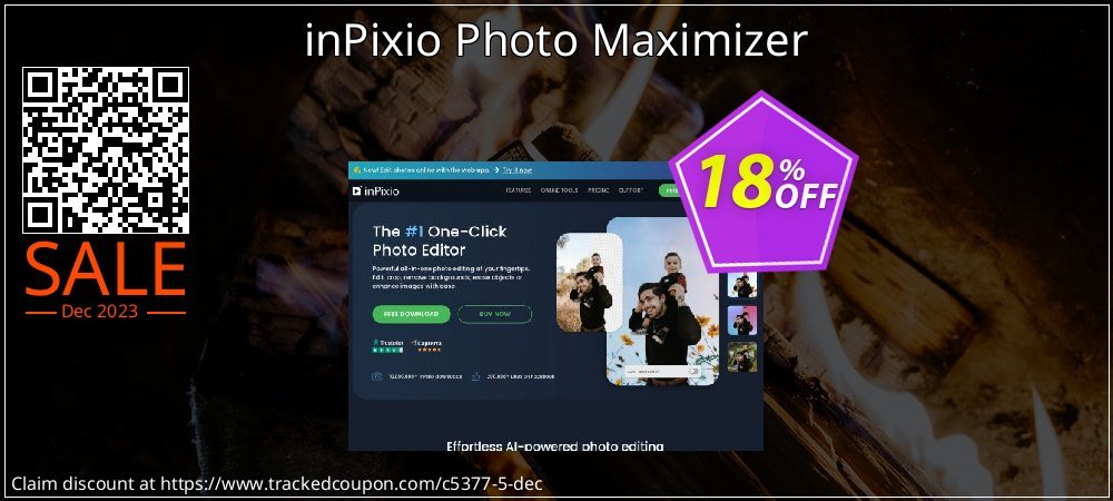 inPixio Photo Maximizer coupon on National Walking Day offer