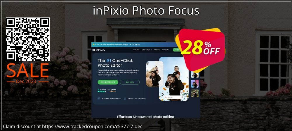 inPixio Photo Focus coupon on April Fools' Day offering discount