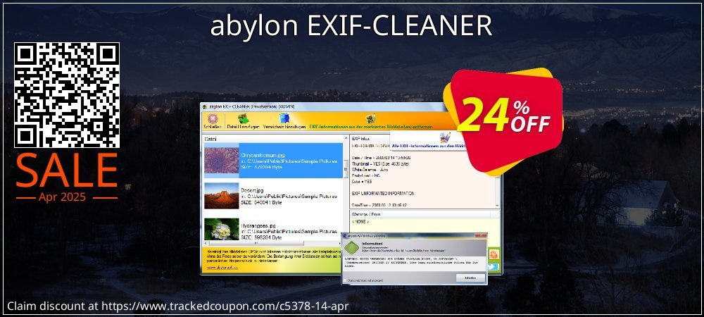 abylon EXIF-CLEANER coupon on Tell a Lie Day discount