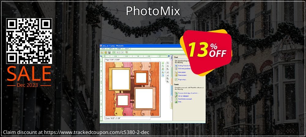 PhotoMix coupon on April Fools' Day offer