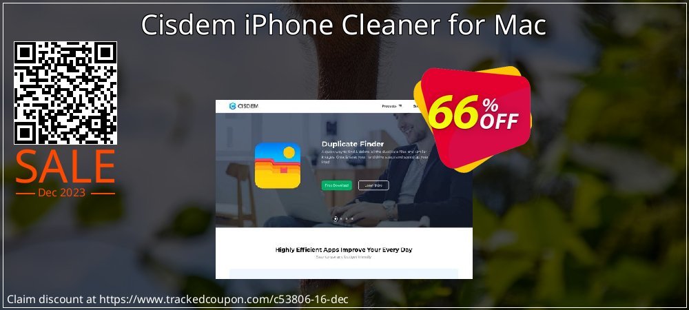 Cisdem iPhone Cleaner for Mac coupon on National Loyalty Day offering sales