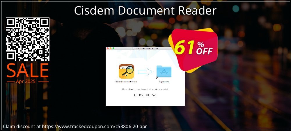 Cisdem Document Reader coupon on World Backup Day discounts