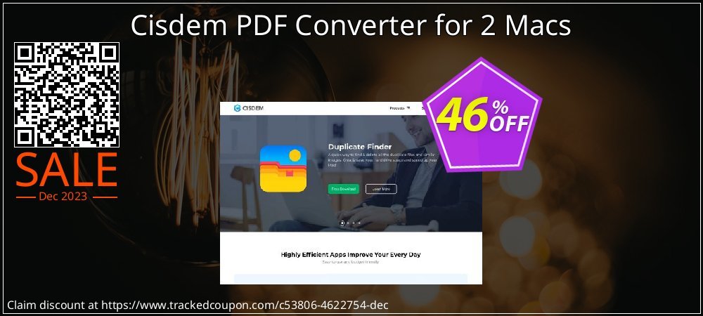 Cisdem PDF Converter for 2 Macs coupon on World Password Day deals