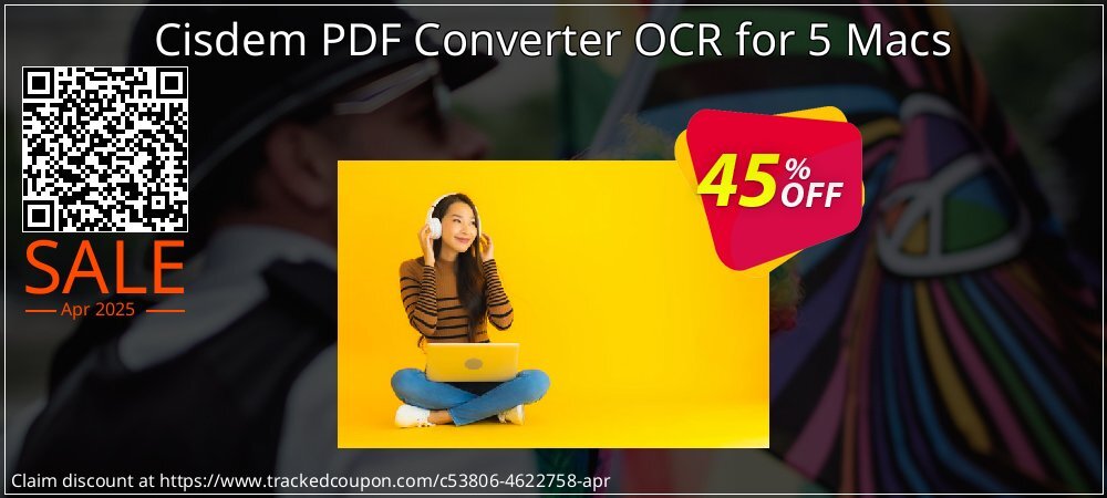 Cisdem PDF Converter OCR for 5 Macs coupon on Easter Day offering discount