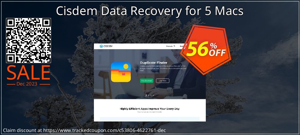Claim 56% OFF Cisdem Data Recovery for 5 Macs Coupon discount December, 2021