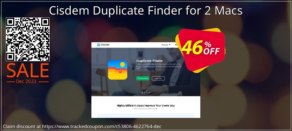 Cisdem Duplicate Finder for 2 Macs coupon on April Fools' Day sales
