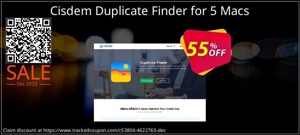 Cisdem Duplicate Finder for 5 Macs coupon on National Walking Day offer