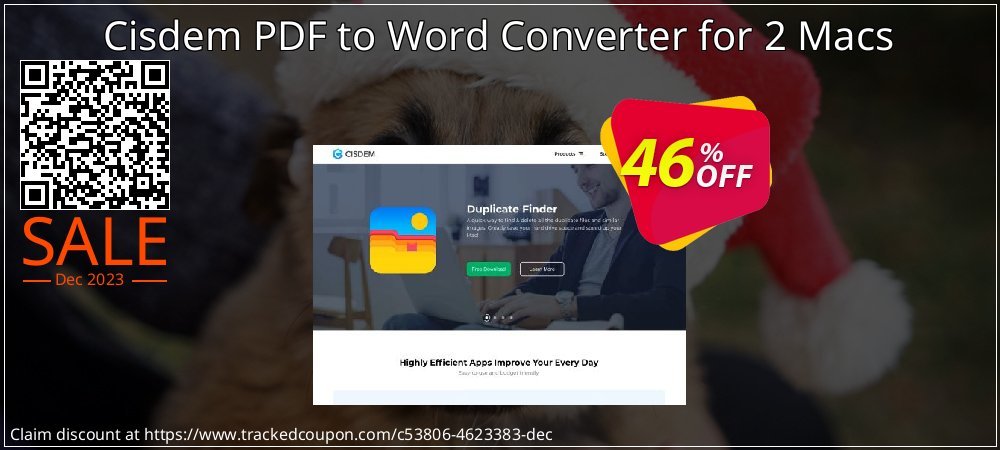 Cisdem PDF to Word Converter for 2 Macs coupon on Easter Day promotions