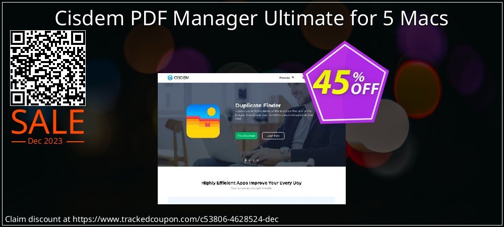 Cisdem PDF Manager Ultimate for 5 Macs coupon on Tell a Lie Day deals
