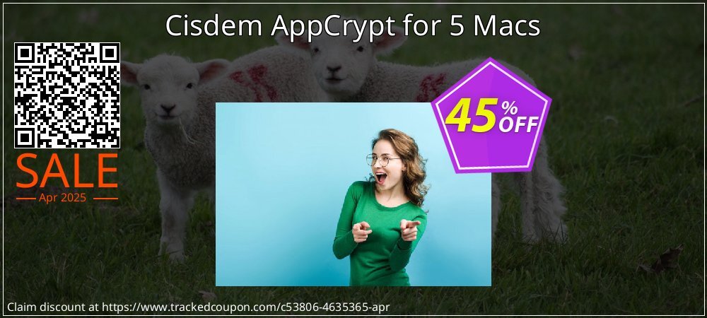 Cisdem AppCrypt for 5 Macs coupon on National Walking Day offer