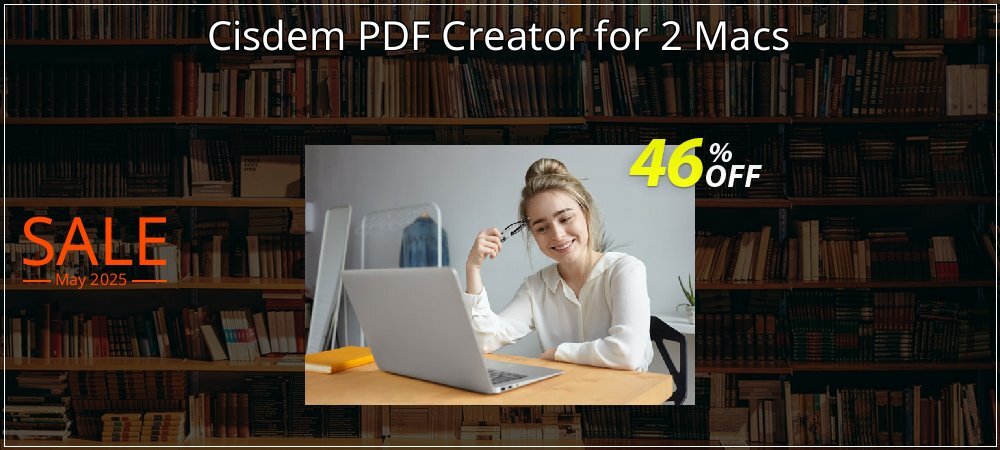 Cisdem PDF Creator for 2 Macs coupon on National Smile Day discount