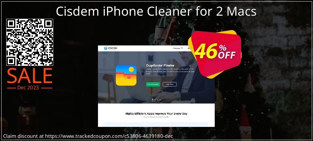 Cisdem iPhone Cleaner for 2 Macs coupon on National Walking Day deals