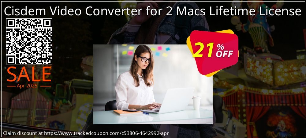 Cisdem Video Converter for 2 Macs Lifetime License coupon on April Fools' Day super sale