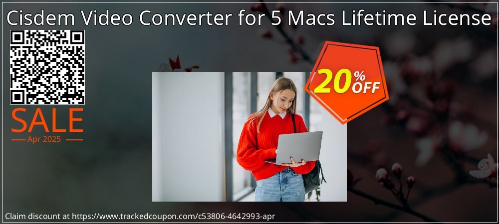 Cisdem Video Converter for 5 Macs Lifetime License coupon on Easter Day discounts