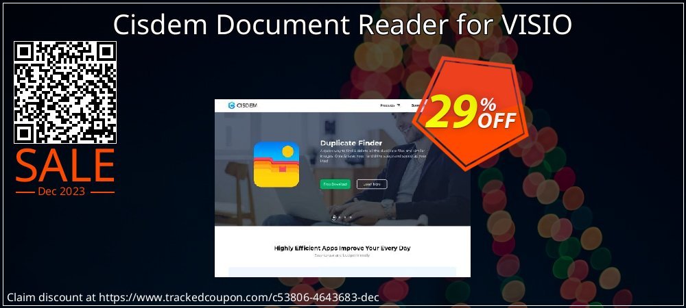 Cisdem Document Reader for VISIO coupon on Easter Day offering discount