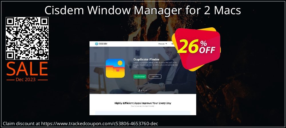 Cisdem Window Manager for 2 Macs coupon on Mother Day offer