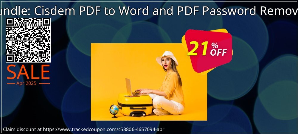 Bundle: Cisdem PDF to Word and PDF Password Remover coupon on April Fools' Day offering discount