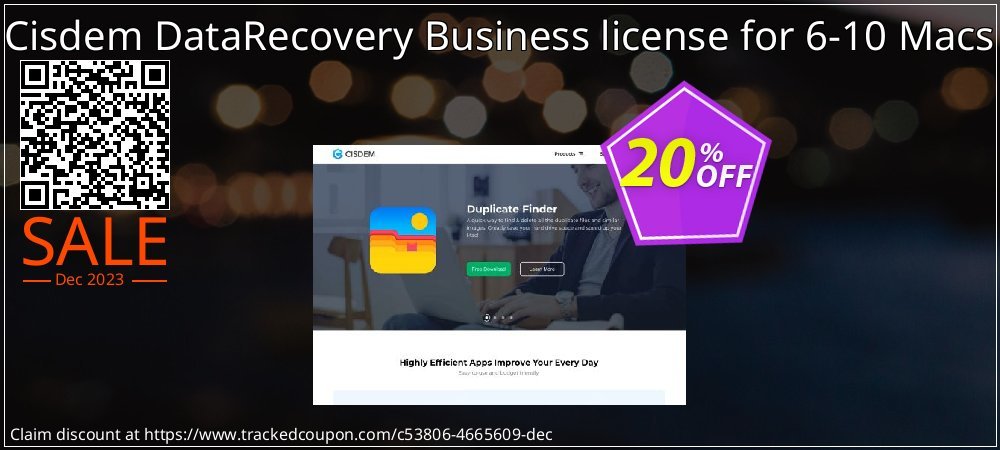 Cisdem DataRecovery Business license for 6-10 Macs coupon on Tell a Lie Day super sale