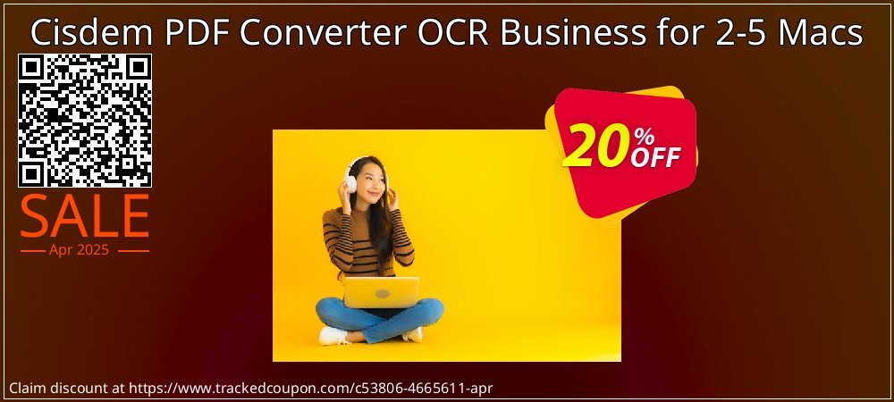 Cisdem PDF Converter OCR Business for 2-5 Macs coupon on World Party Day promotions