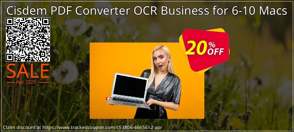 Cisdem PDF Converter OCR Business for 6-10 Macs coupon on Working Day deals