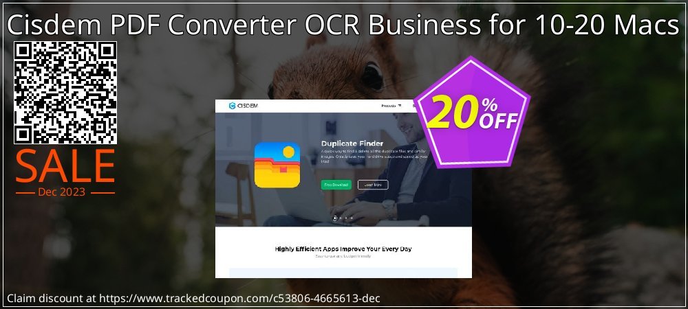 Cisdem PDF Converter OCR Business for 10-20 Macs coupon on Easter Day deals