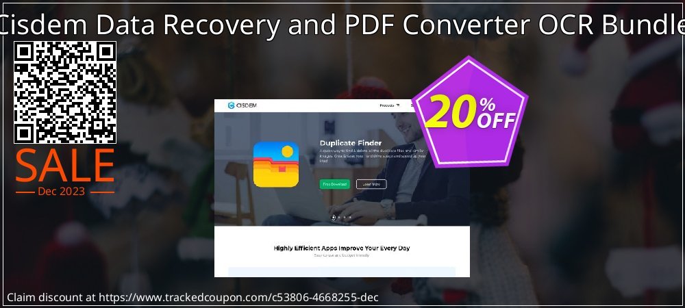 Cisdem Data Recovery and PDF Converter OCR Bundle coupon on National Walking Day super sale