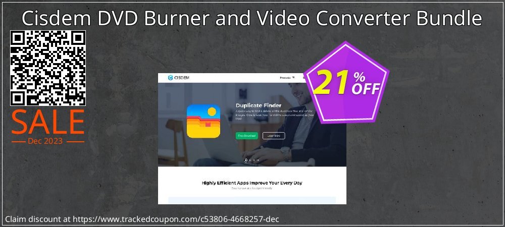 Cisdem DVD Burner and Video Converter Bundle coupon on April Fools' Day promotions