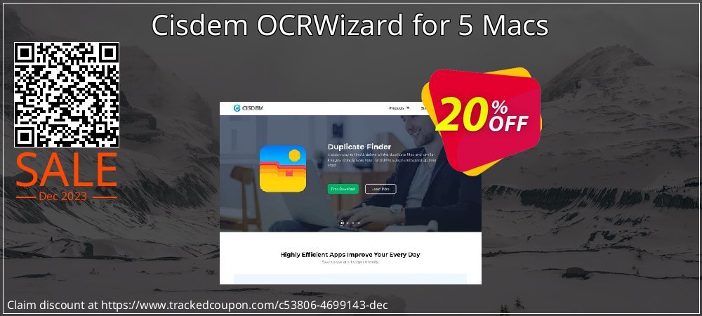 Cisdem OCRWizard for 5 Macs coupon on Easter Day super sale