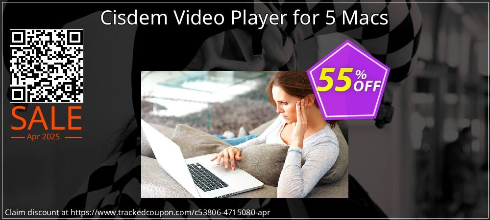 Cisdem Video Player for 5 Macs coupon on National Walking Day offering discount