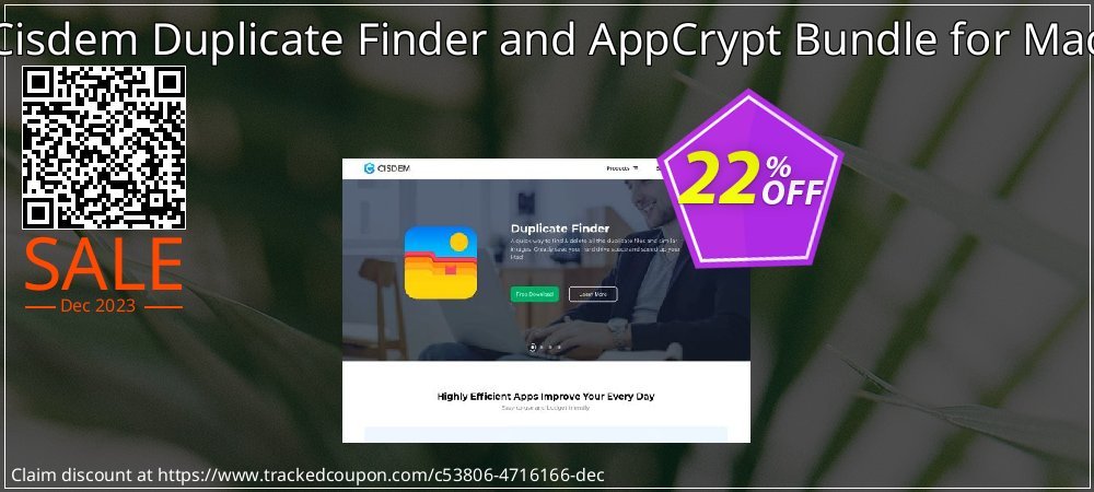 Cisdem Duplicate Finder and AppCrypt Bundle for Mac coupon on World Party Day deals