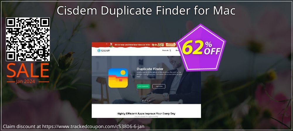 Get 59% OFF Cisdem Duplicate Finder for Mac promo