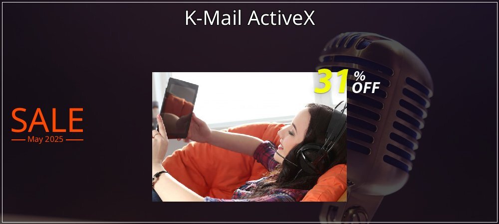 K-Mail ActiveX coupon on World Party Day offering sales