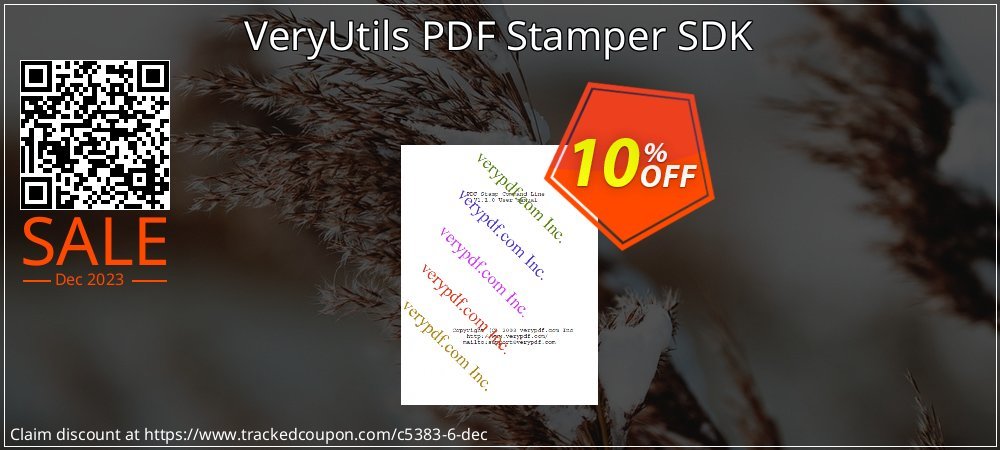 VeryUtils PDF Stamper SDK coupon on World Party Day sales
