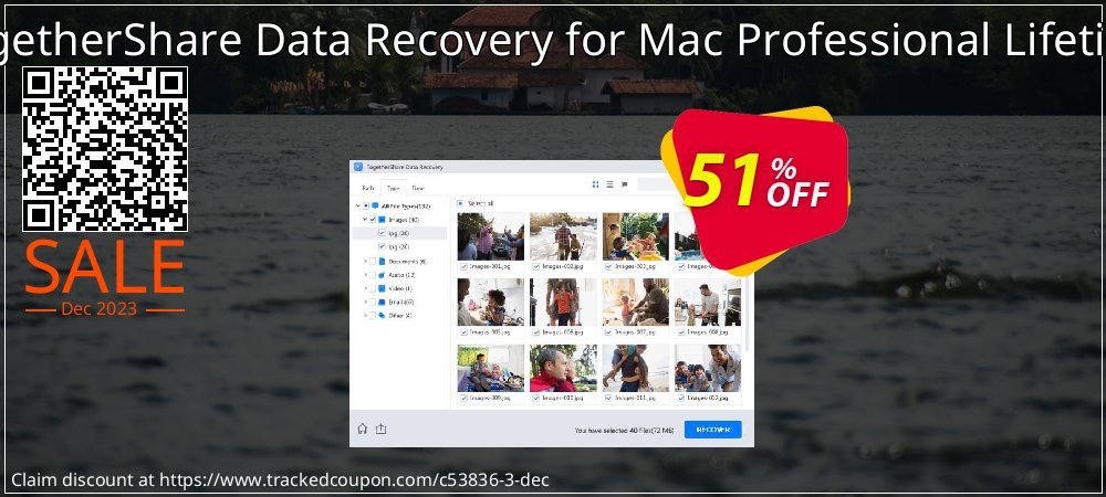 TogetherShare Data Recovery for Mac Professional Lifetime coupon on Easter Day discount