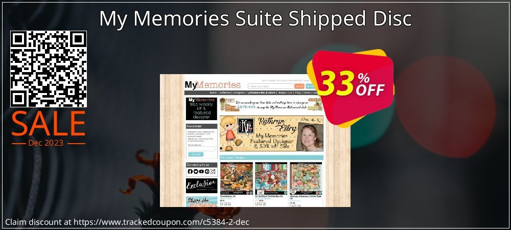 My Memories Suite Shipped Disc coupon on April Fools' Day super sale