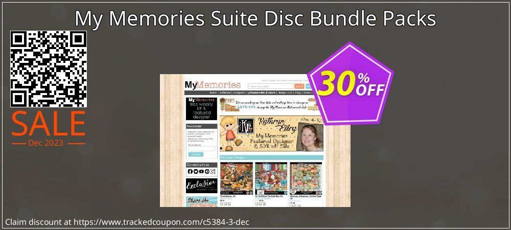 My Memories Suite Disc Bundle Packs coupon on Virtual Vacation Day super sale