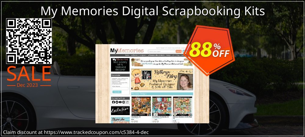 My Memories Digital Scrapbooking Kits coupon on Tell a Lie Day promotions