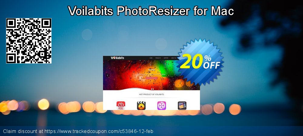 Voilabits PhotoResizer for Mac coupon on April Fools' Day offering discount