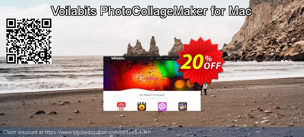 Voilabits PhotoCollageMaker for Mac coupon on April Fools' Day offering discount