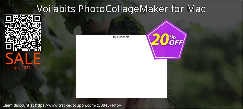 Voilabits PhotoCollageMaker for Mac coupon on April Fools' Day offering discount