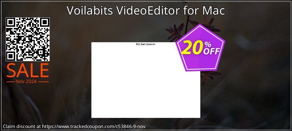 Voilabits VideoEditor for Mac coupon on Tell a Lie Day deals