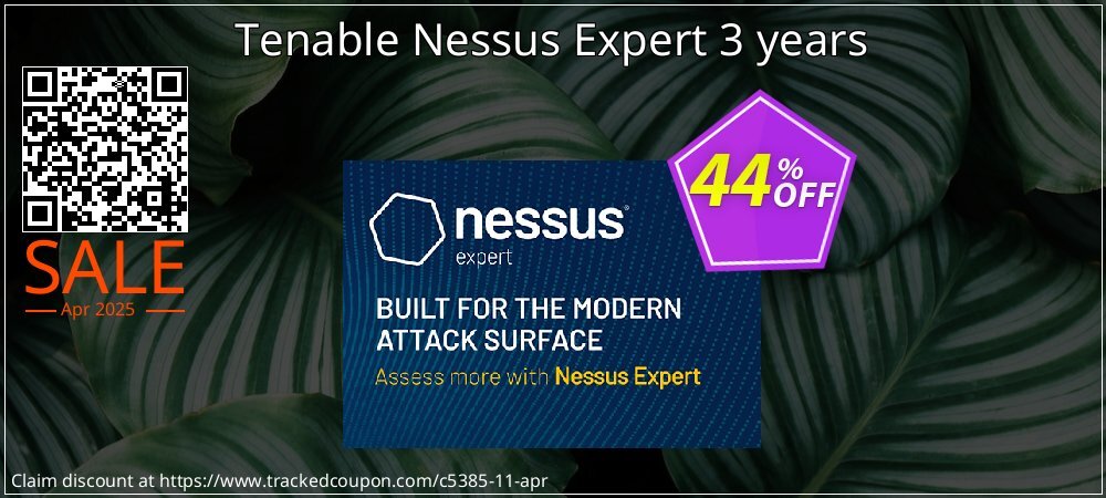 Tenable Nessus Expert 3 years coupon on World Party Day discounts