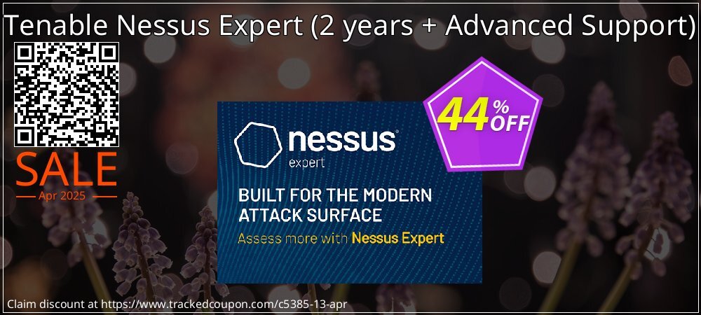 Tenable Nessus Expert - 2 years + Advanced Support  coupon on Easter Day sales